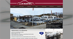Desktop Screenshot of ck-bilcenter.dk